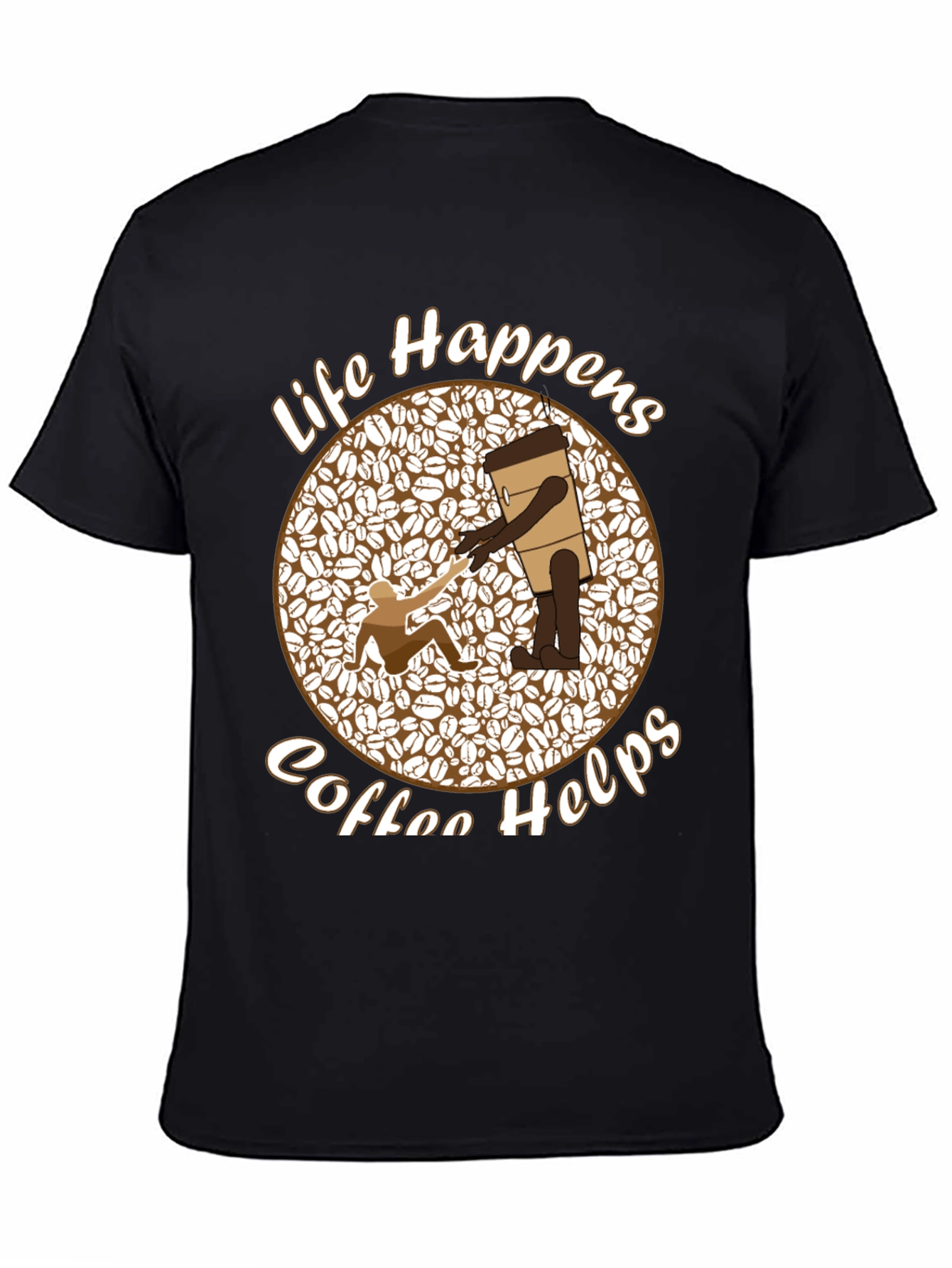 Life Happens Coffee Helps Graphic Tee