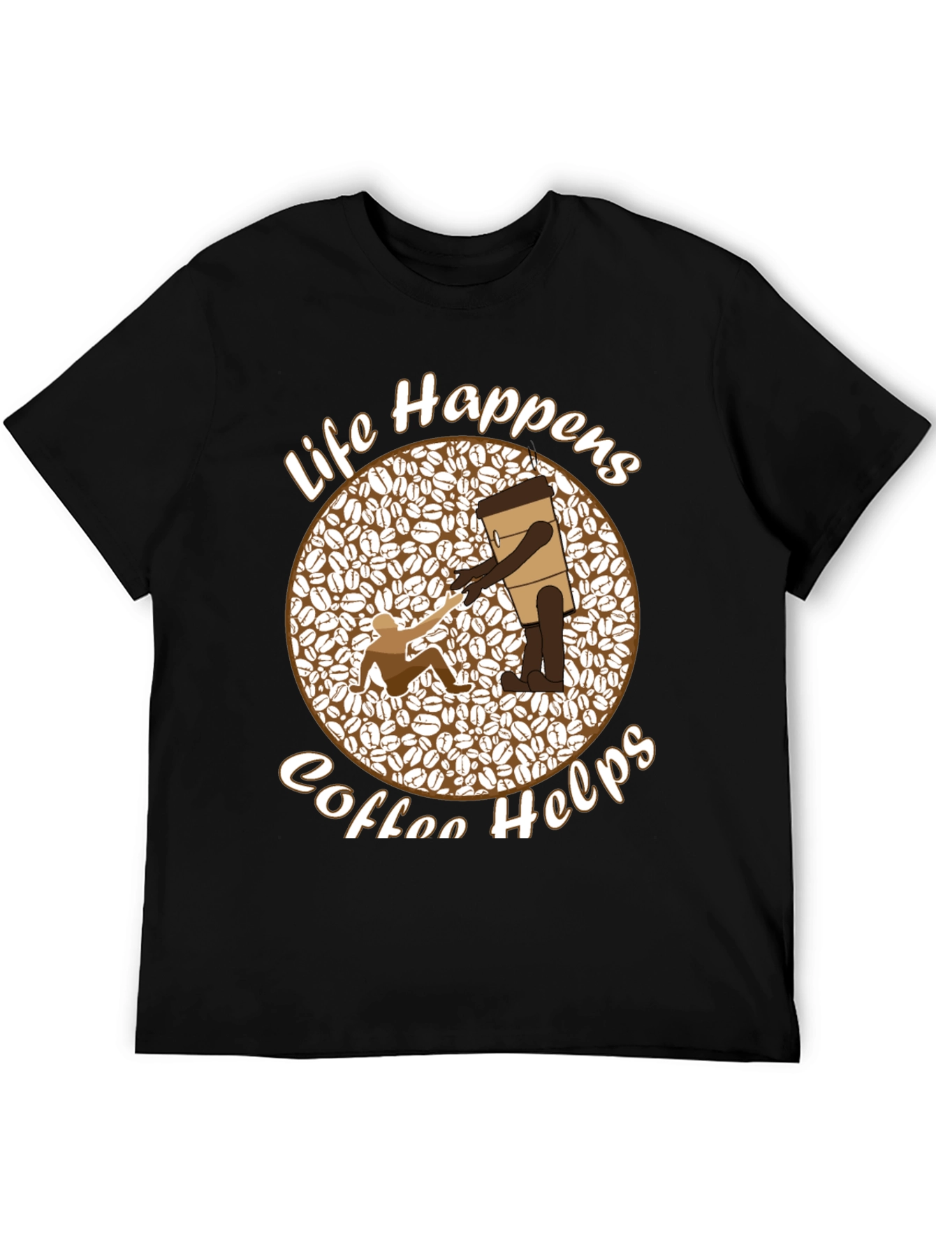 Life Happens Coffee Helps Graphic Tee