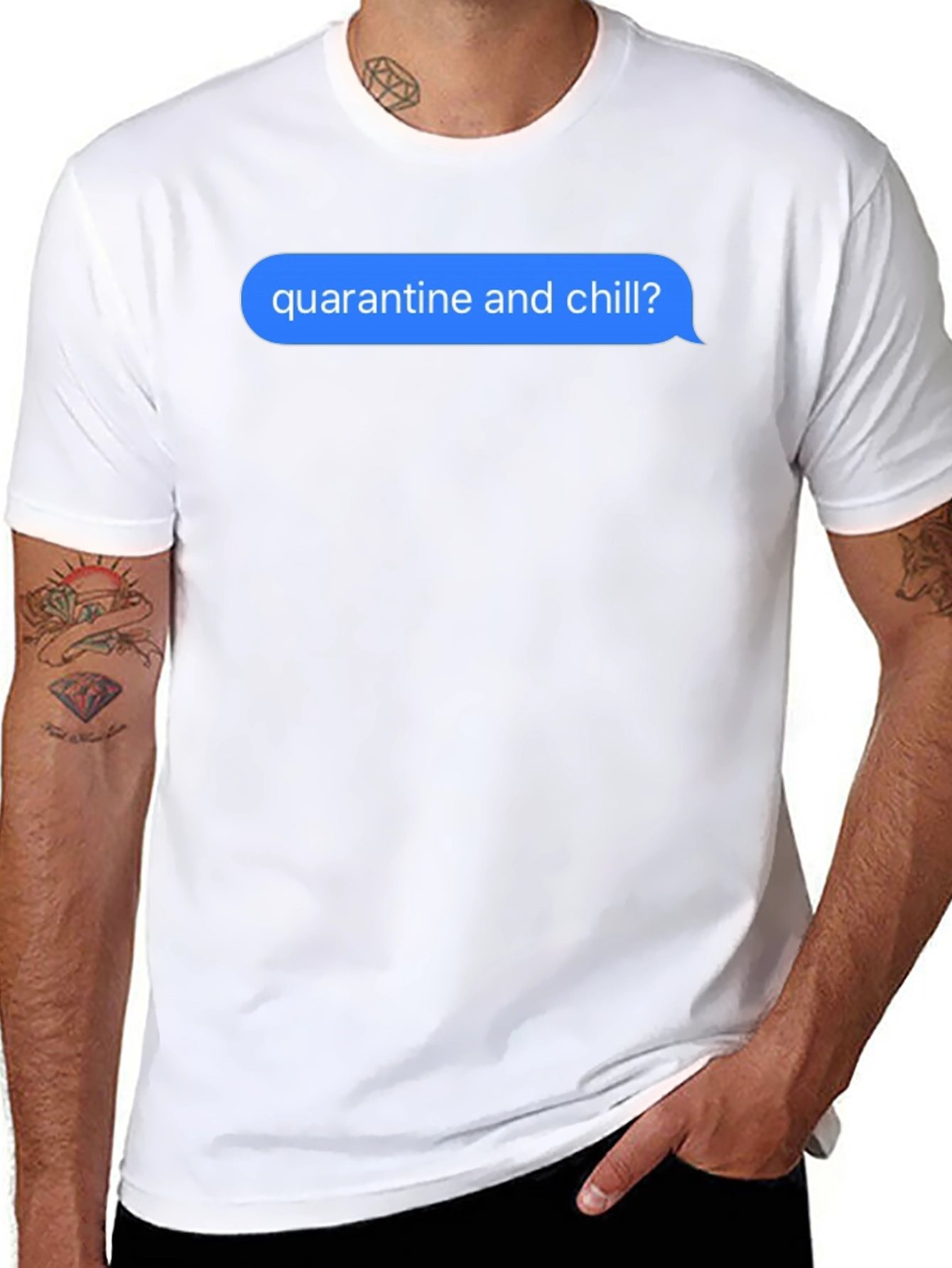 Quarantine & Chill T-Shirt - Social Distancing Tee