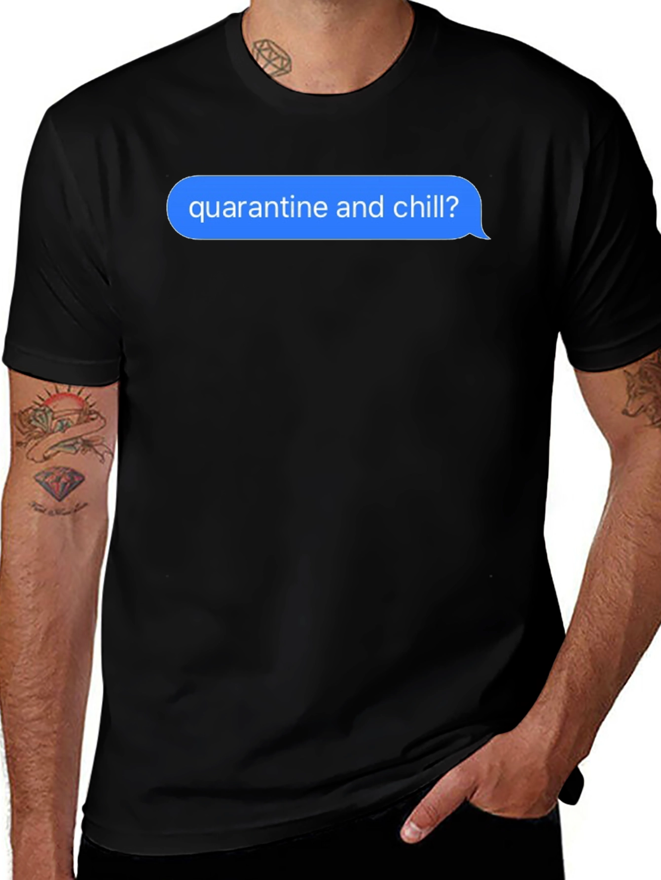 Quarantine & Chill T-Shirt - Social Distancing Tee