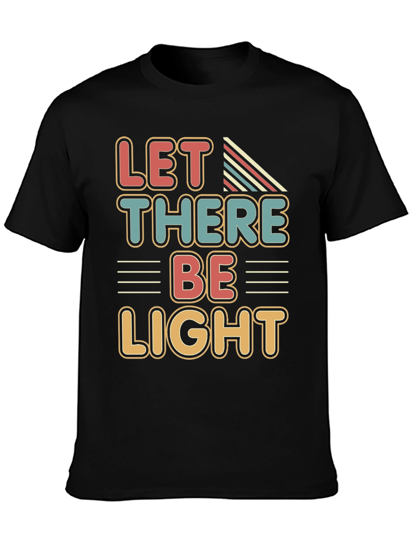 Retro Let There Be Light Graphic Tee