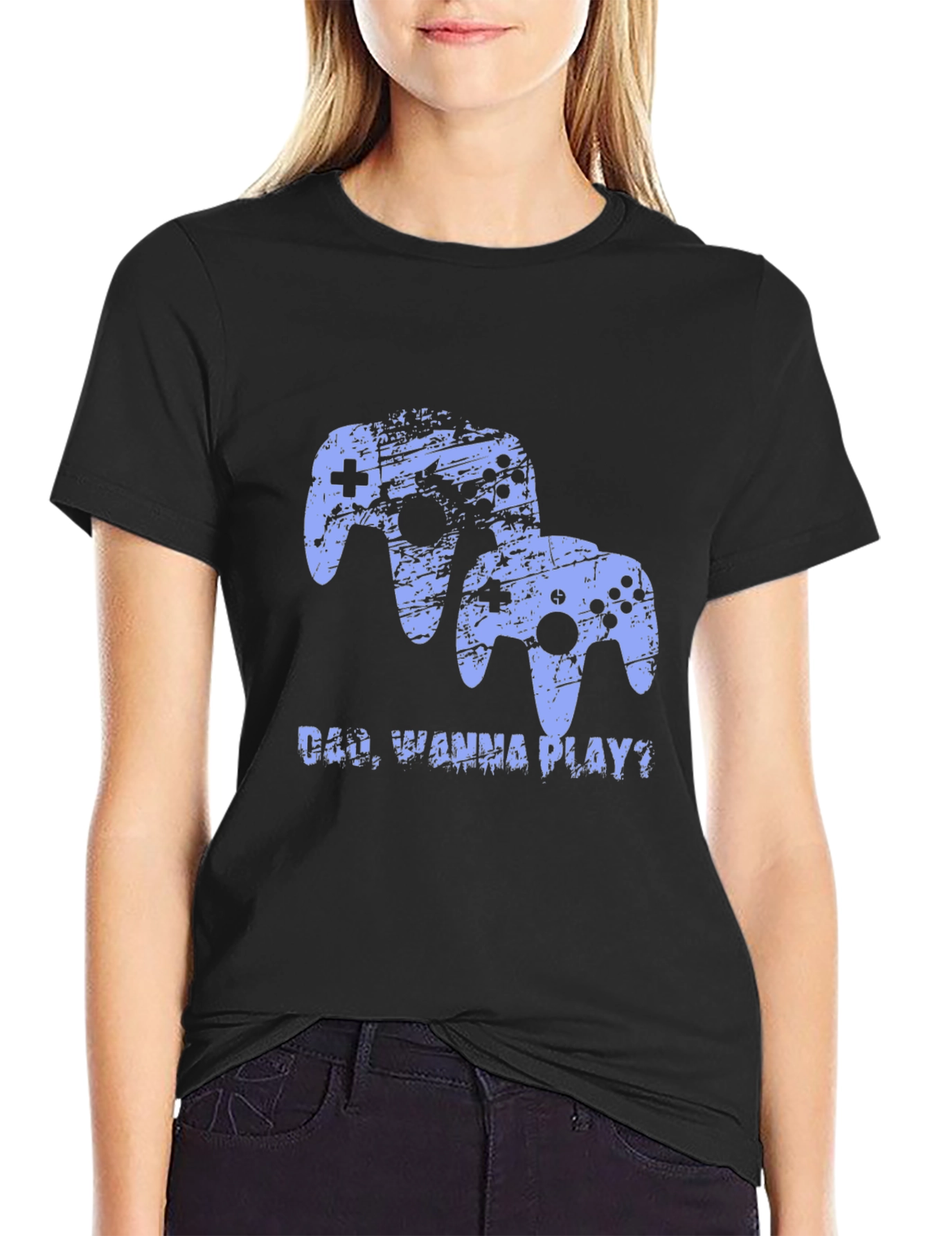 Dad Wanna Play? Gamer T-Shirt