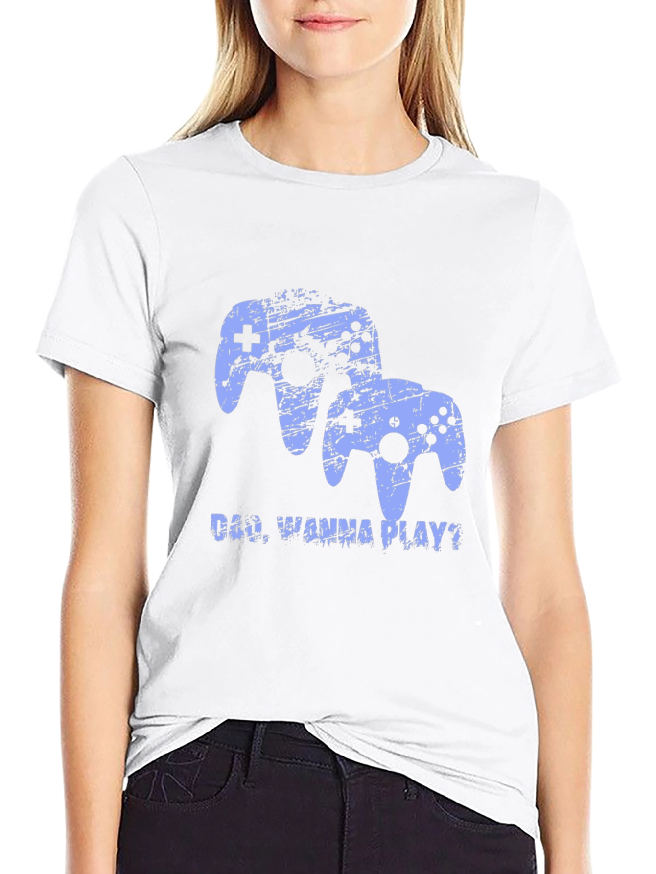Dad Wanna Play? Gamer T-Shirt