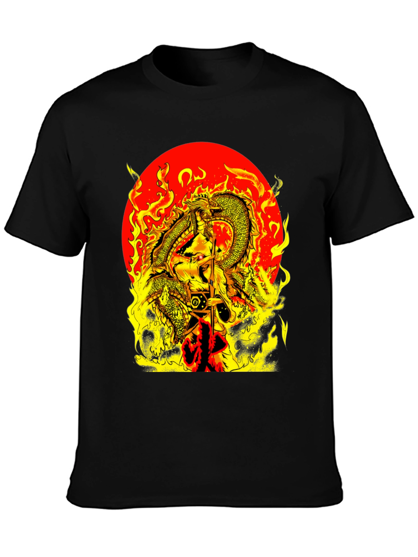 Fiery Dragon Graphic Tee - Bold Statement Shirt