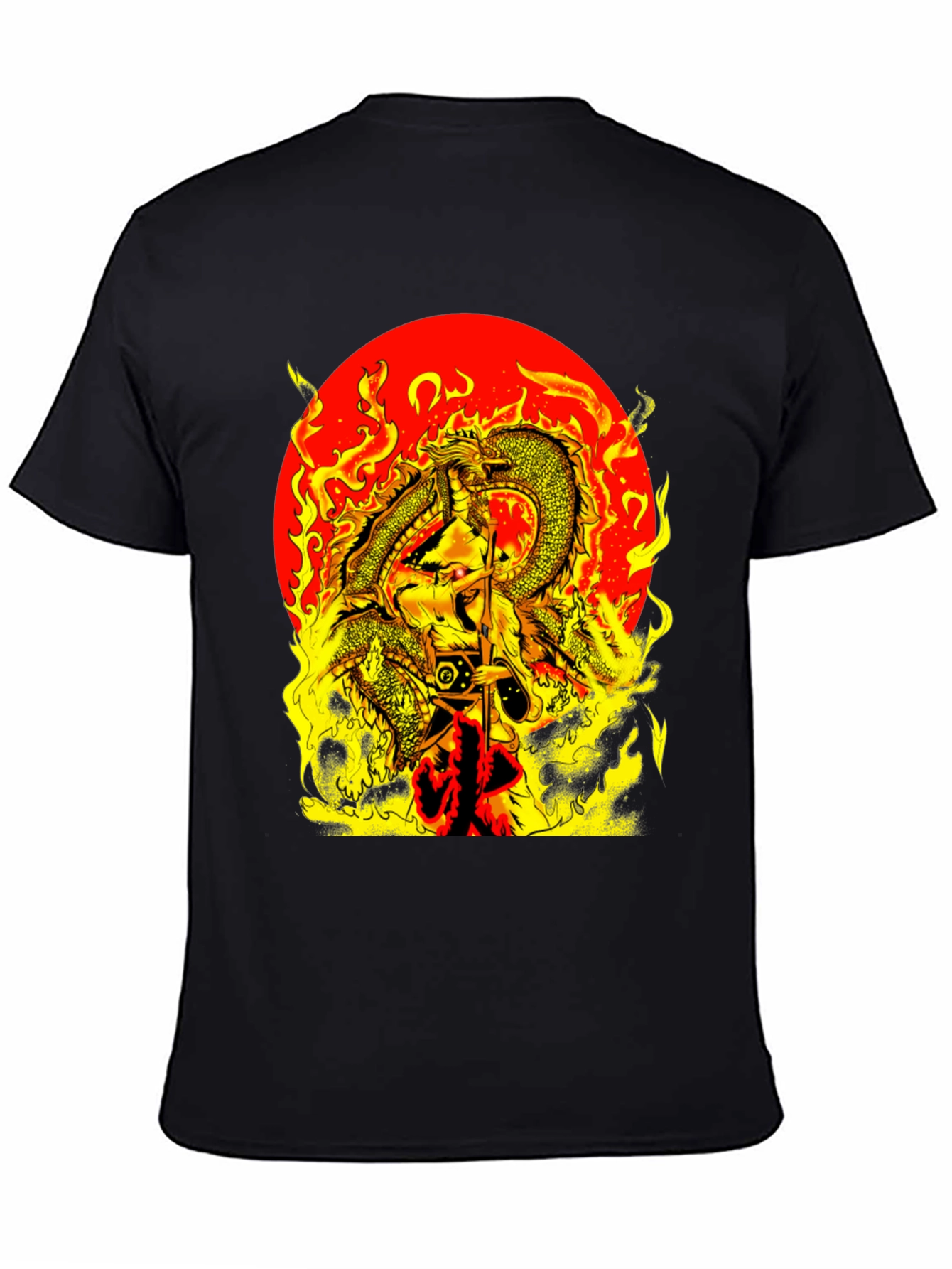 Fiery Dragon Graphic Tee - Bold Statement Shirt