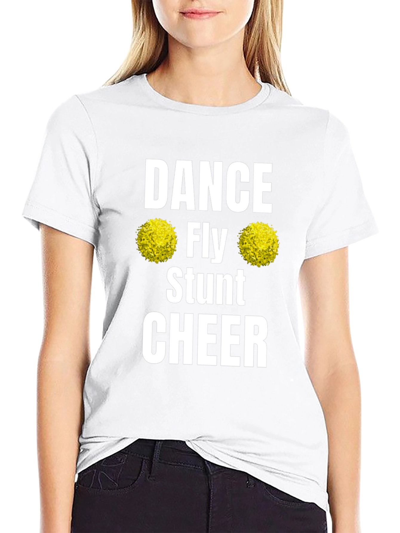 Dance Fly Stunt Cheer Graphic T-Shirt