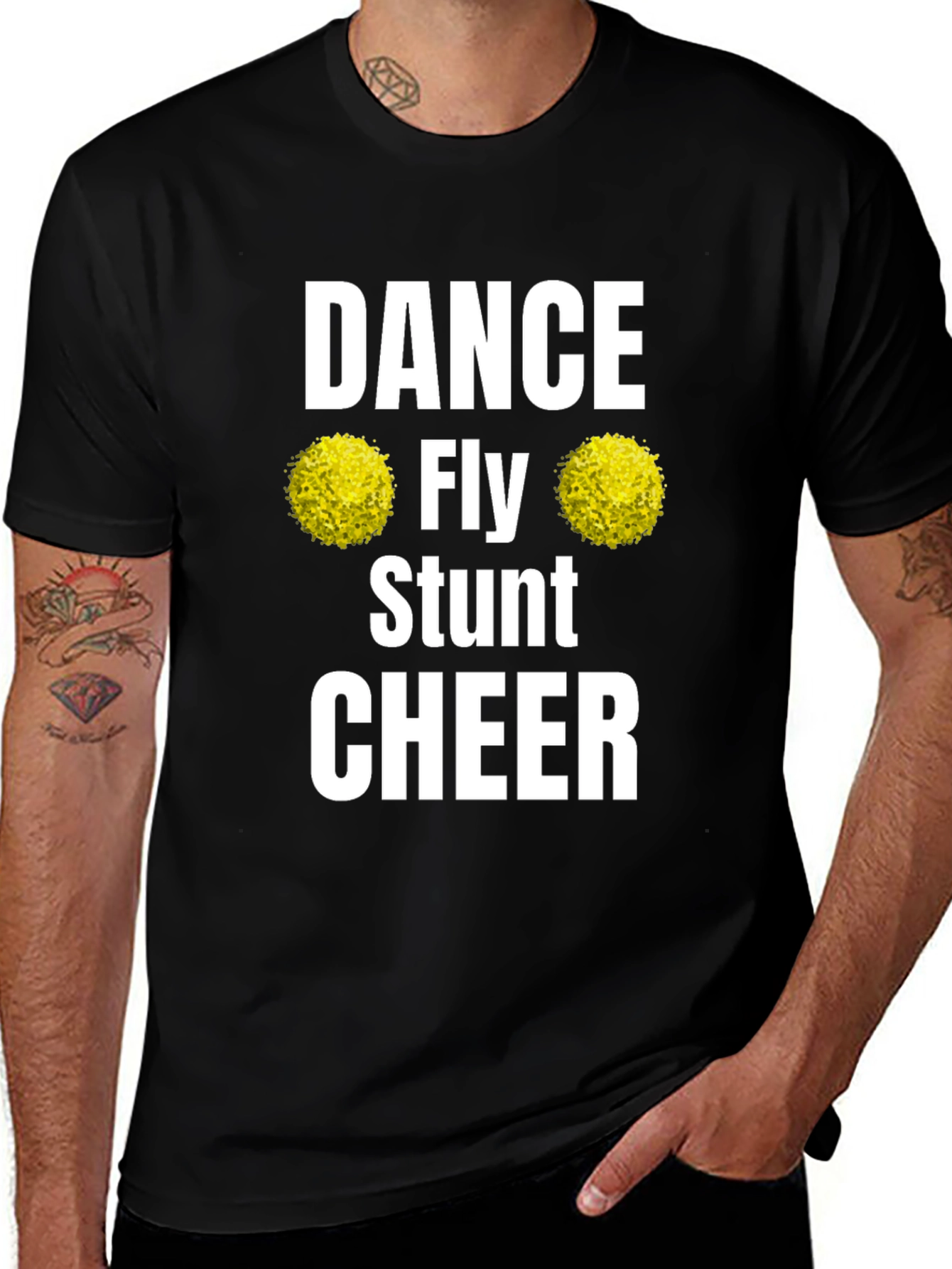 Dance Fly Stunt Cheer Graphic T-Shirt