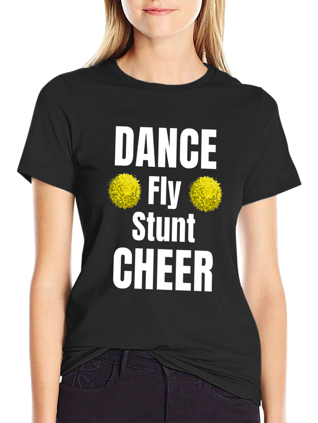 Dance Fly Stunt Cheer Graphic T-Shirt