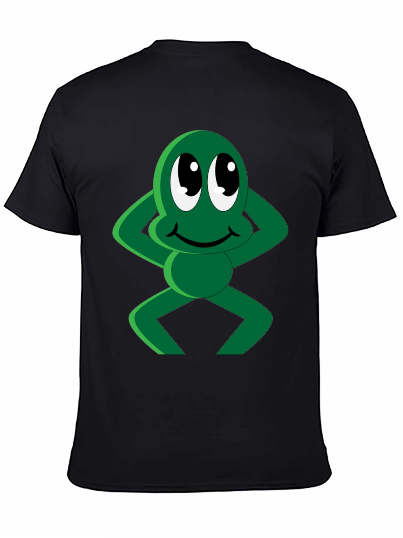 Funny Cartoon Frog Graphic T-Shirt
