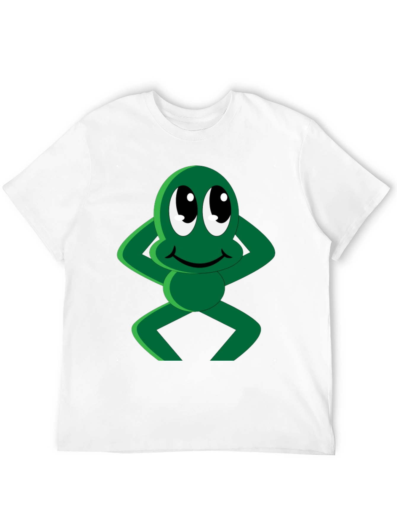 Funny Cartoon Frog Graphic T-Shirt