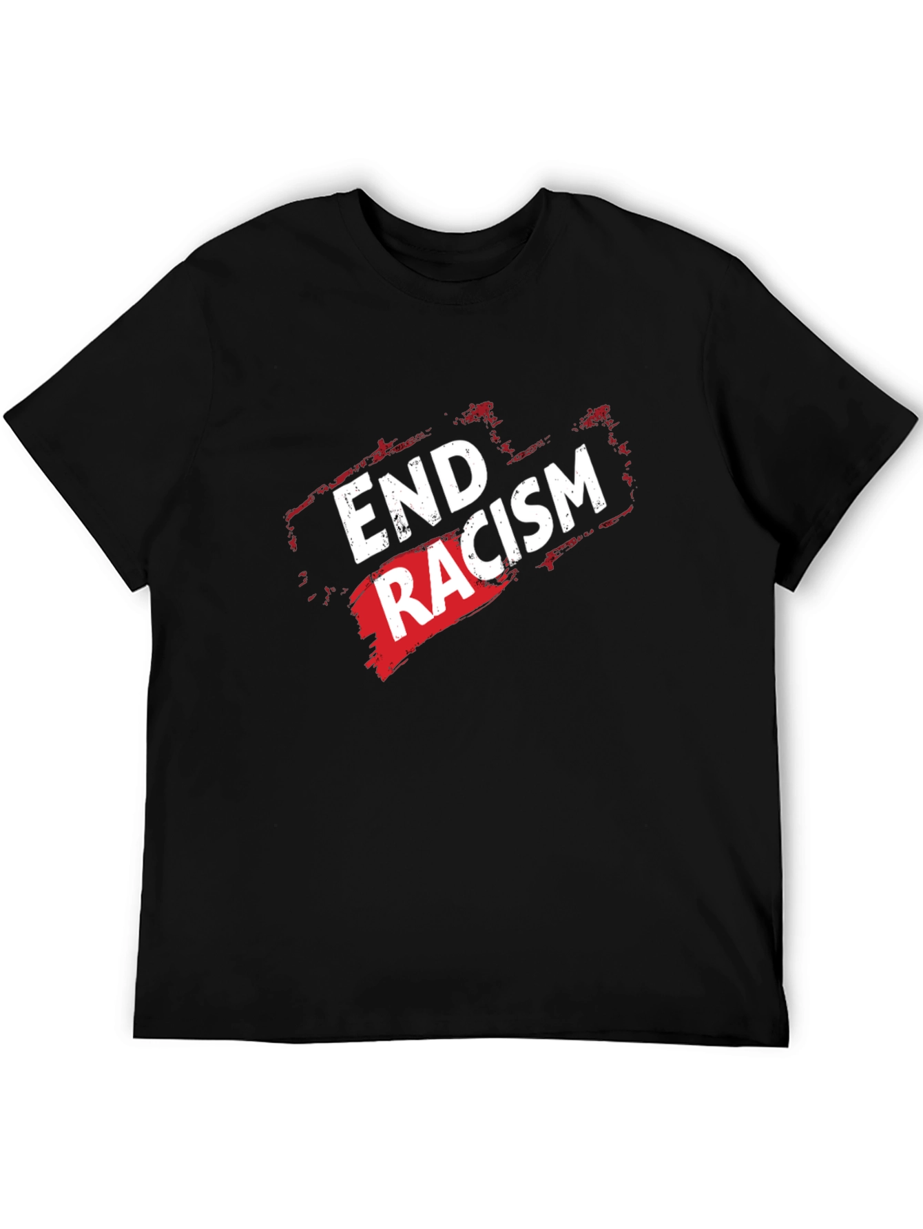 End Racism Graphic Tee - Black