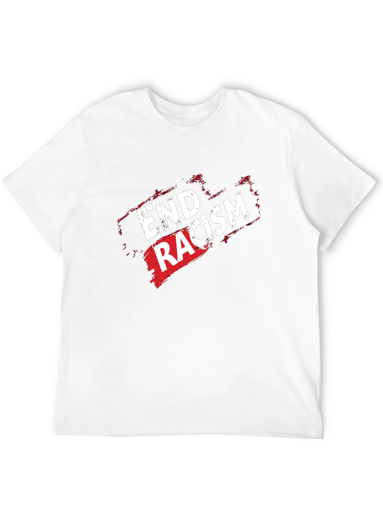 End Racism Graphic Tee - Black