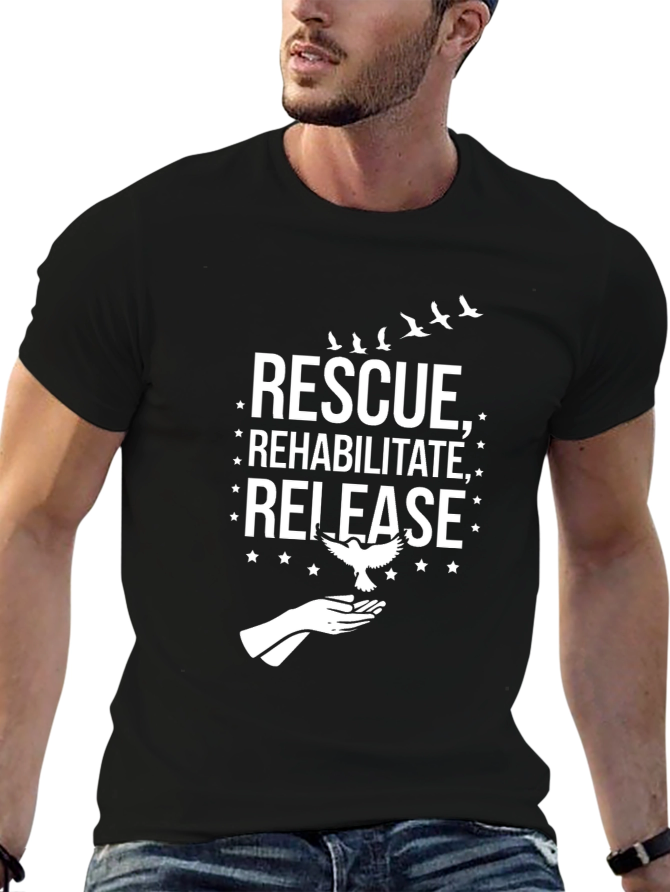 Rescue Rehabilitate Release Bird T-Shirt