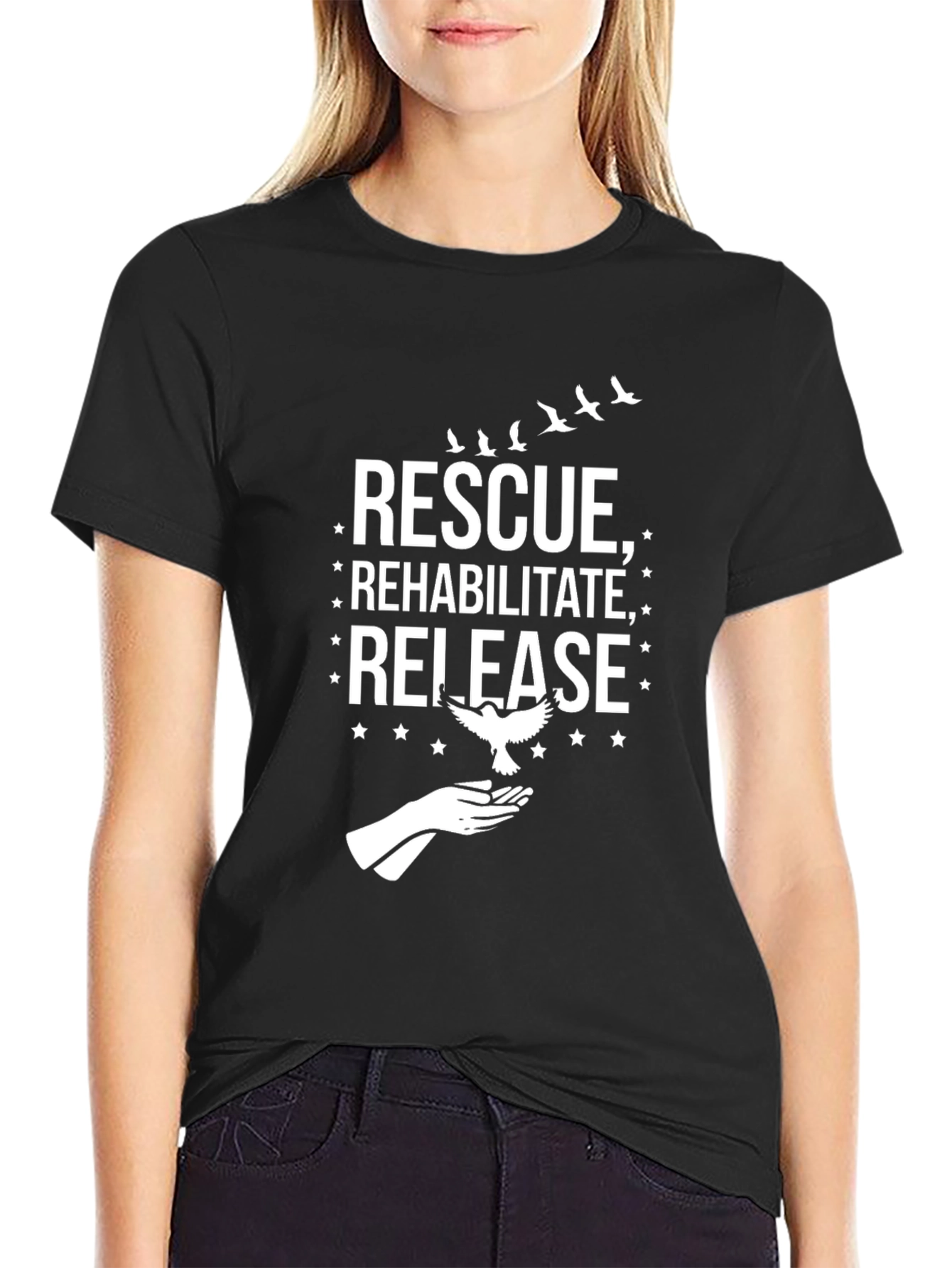 Rescue Rehabilitate Release Bird T-Shirt