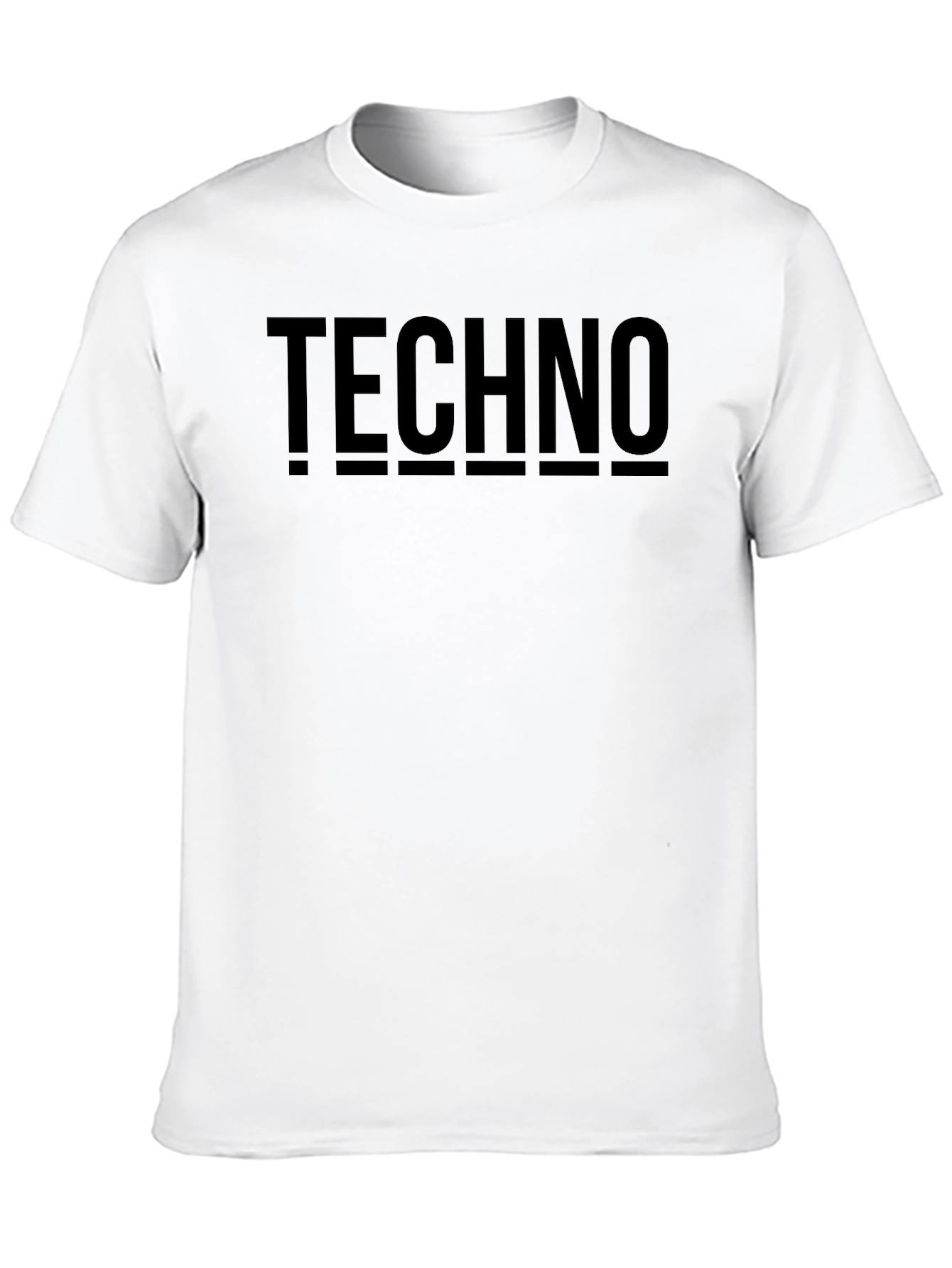 Techno Graphic T-Shirt - Bold Statement Tee