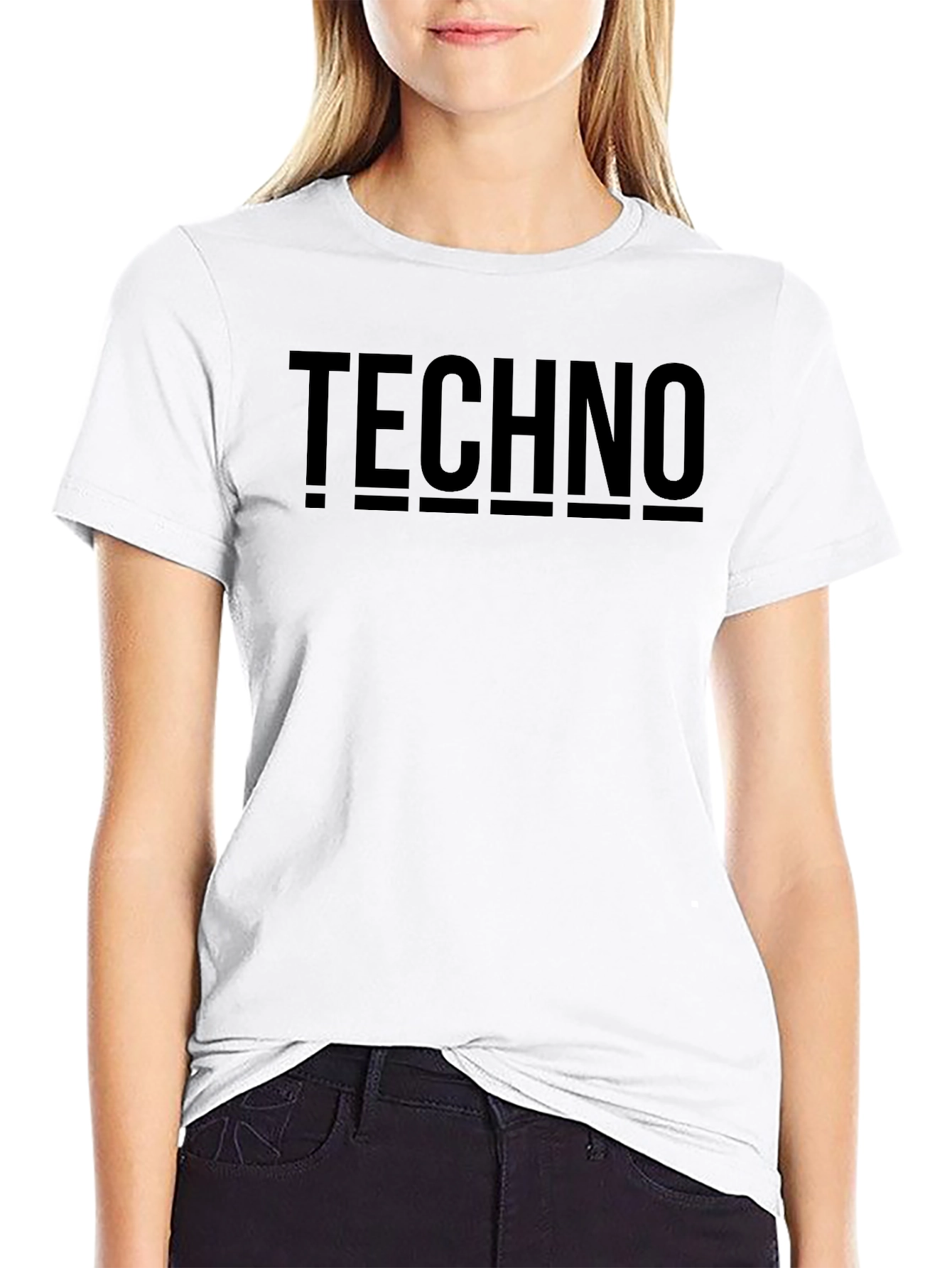 Techno Graphic T-Shirt - Bold Statement Tee