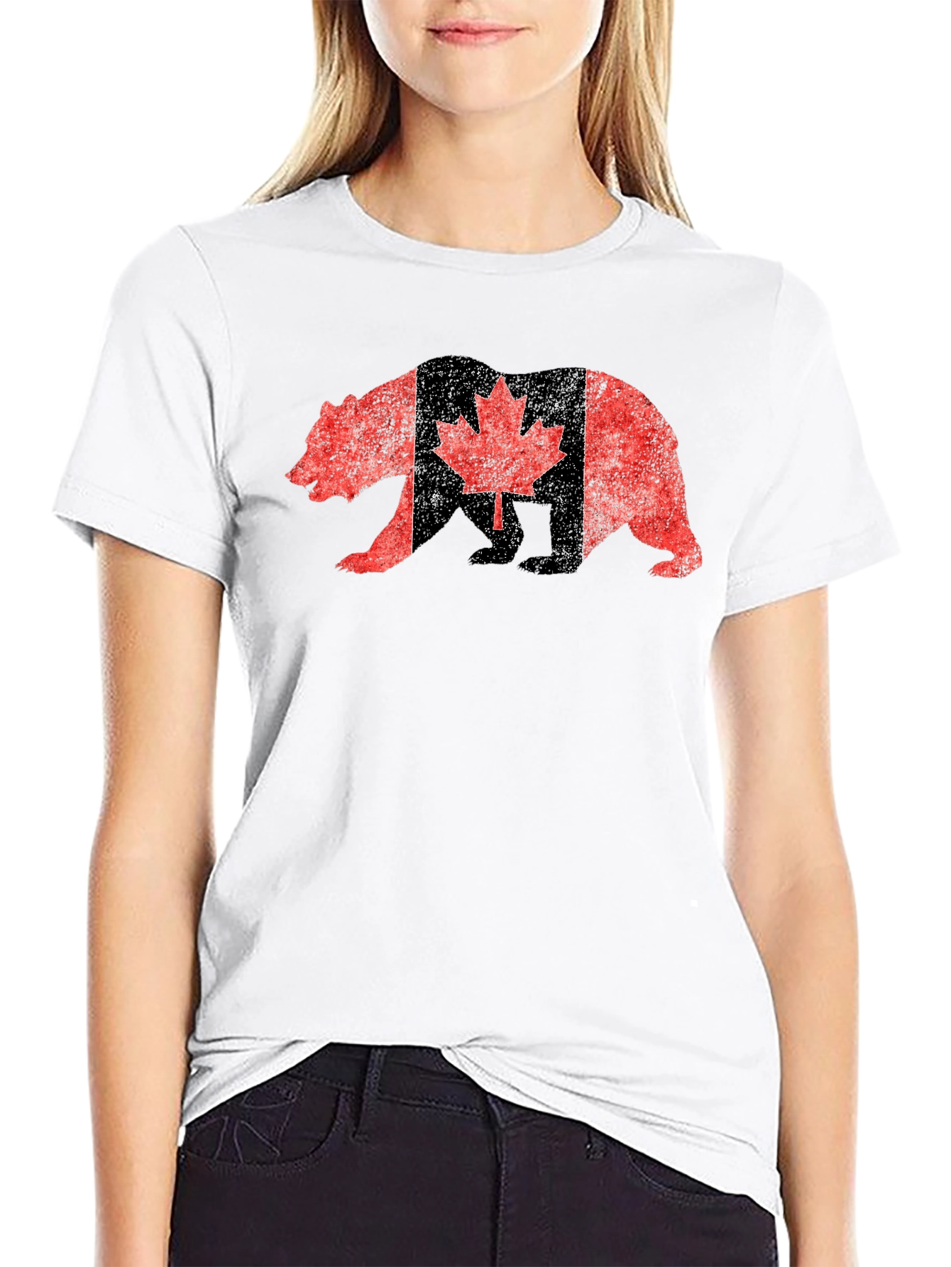 Canadian Bear T-Shirt - Black