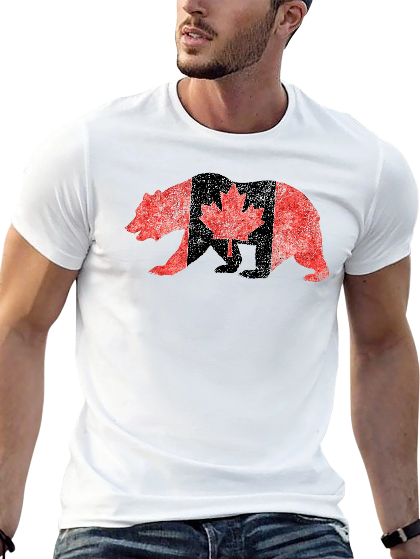 Canadian Bear T-Shirt - Black