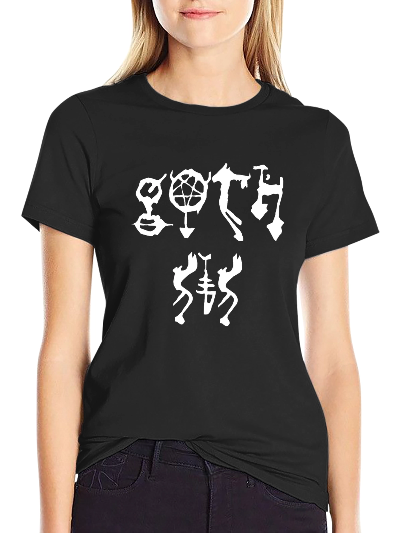 Goth Graphic Tee - Dark Aesthetic Fashion