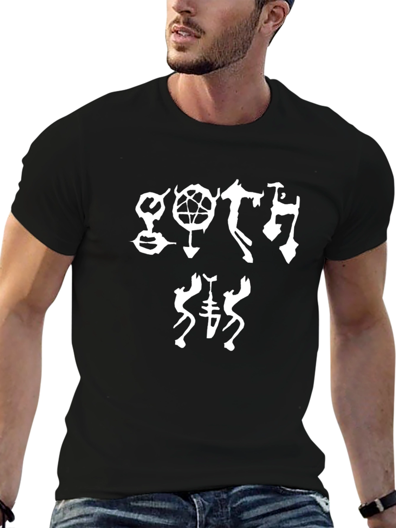 Goth Graphic Tee - Dark Aesthetic Fashion