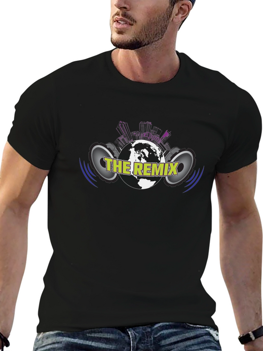 The Remix Black Graphic Tee