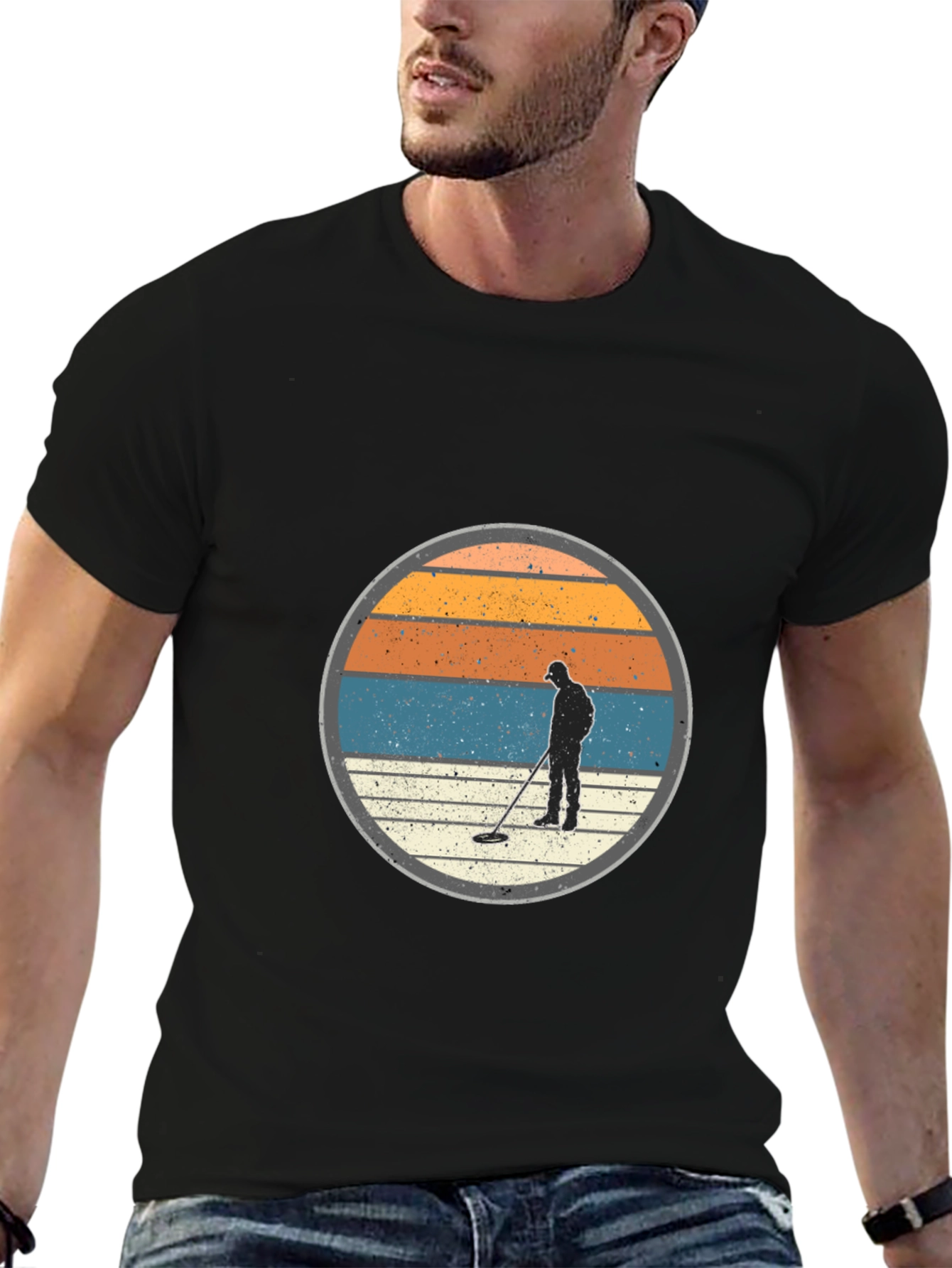 Retro Metal Detecting T-Shirt