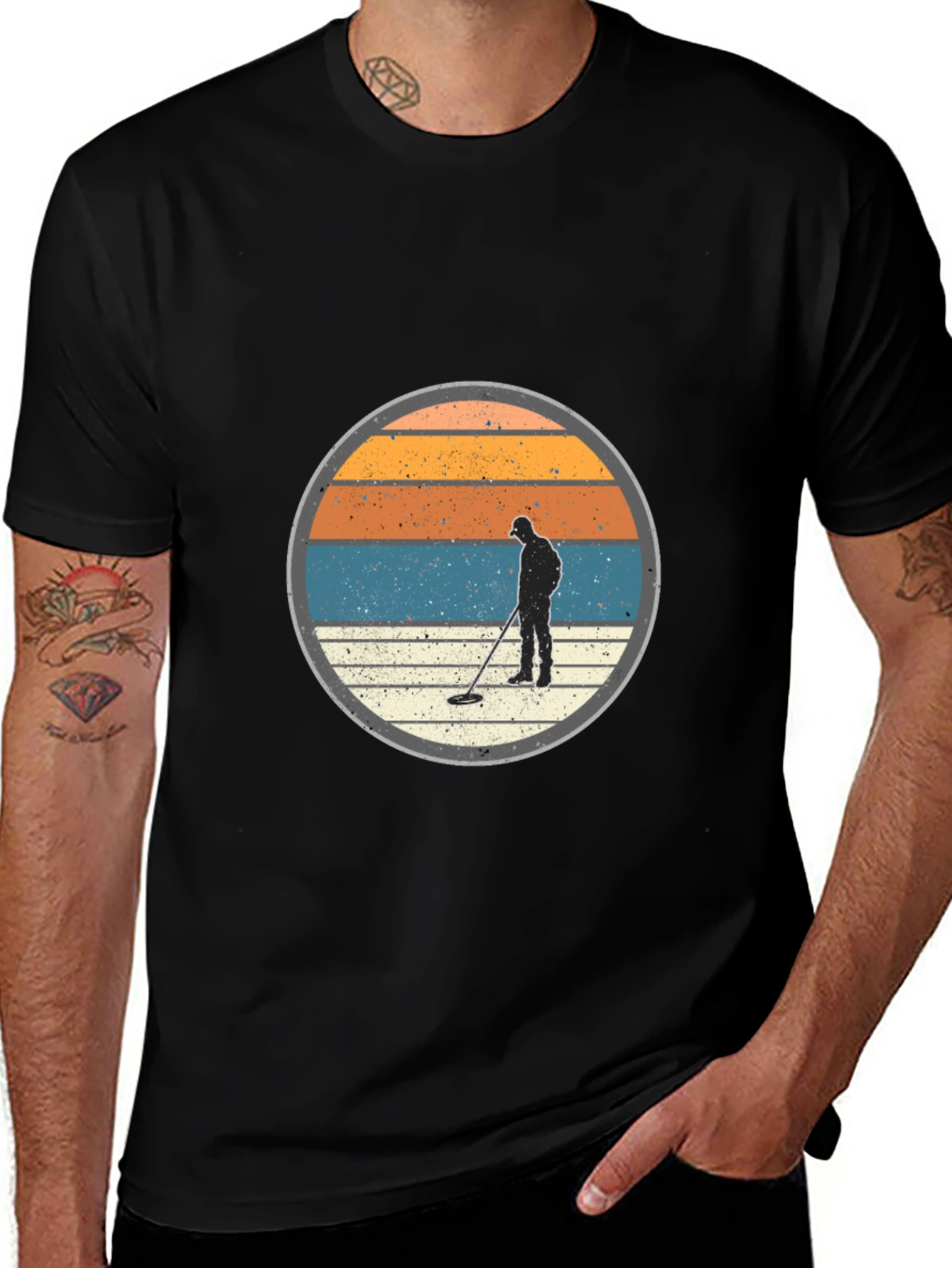 Retro Metal Detecting T-Shirt