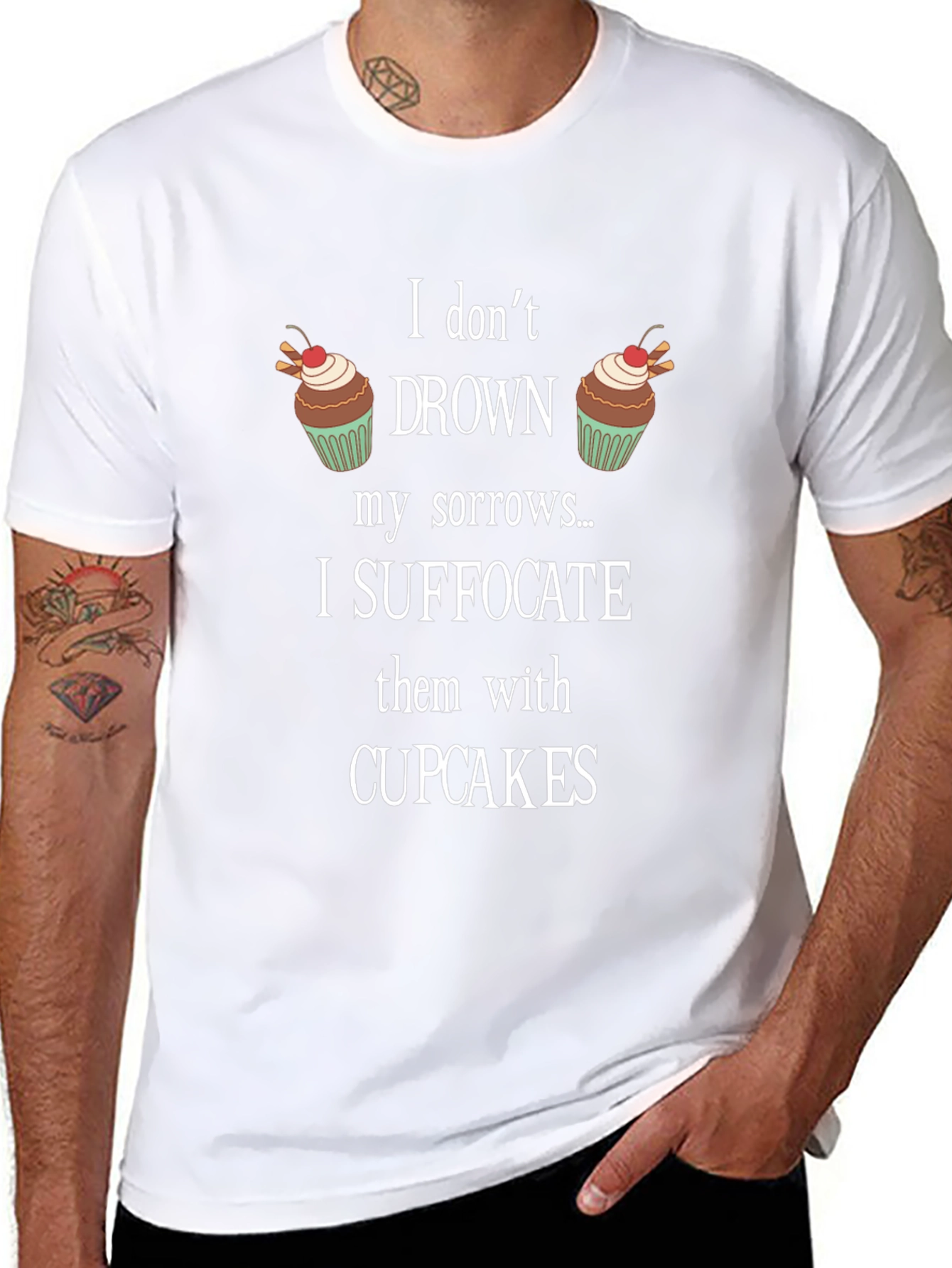 Cupcake Sorrow Suffocation T-Shirt