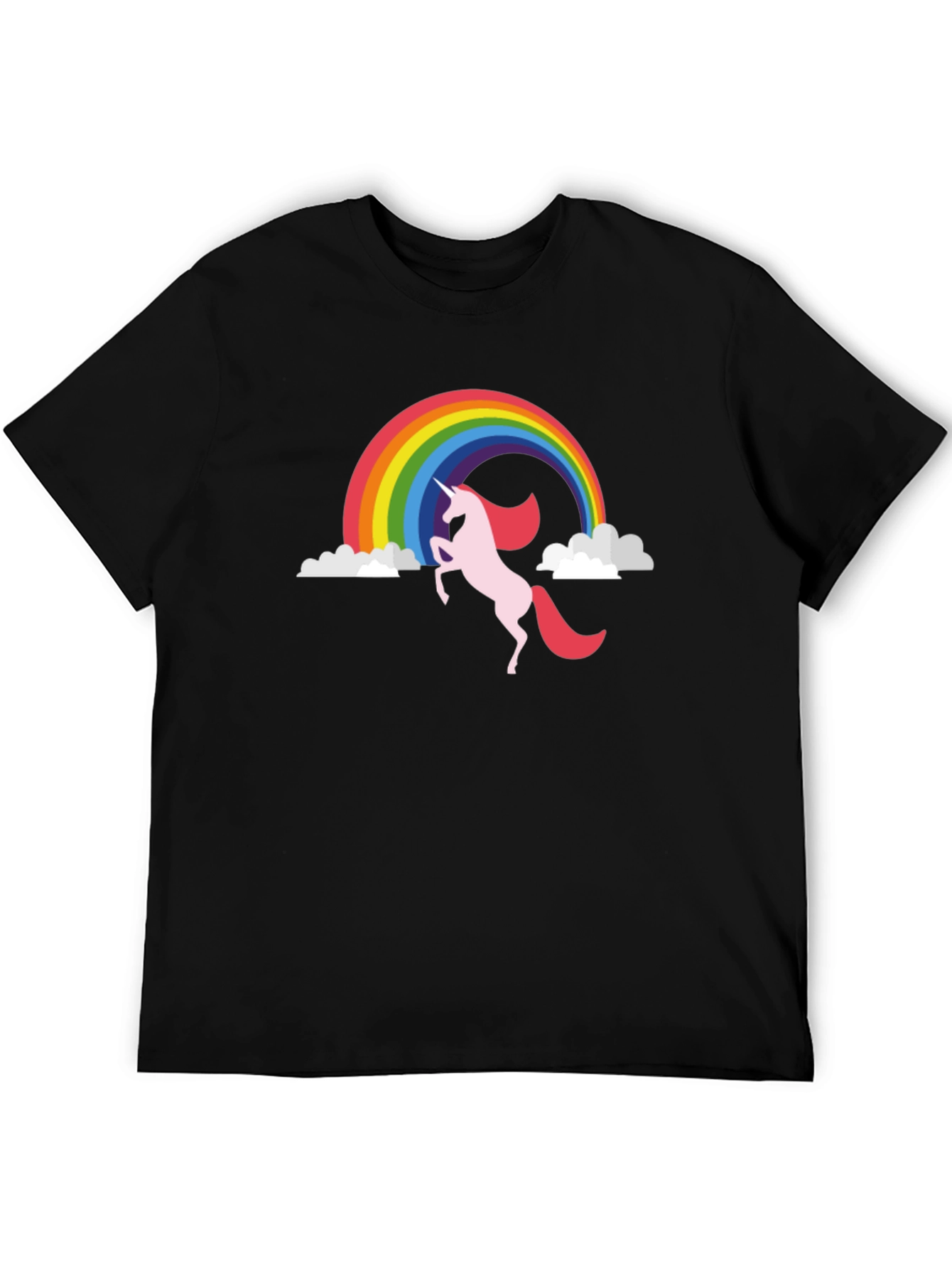 Unicorn Rainbow Graphic T-Shirt