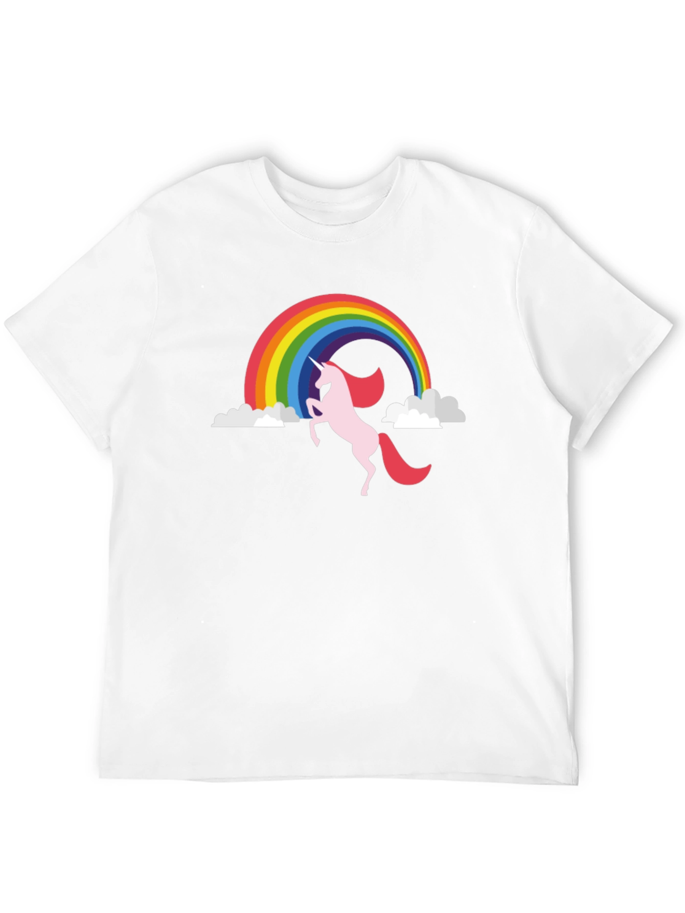Unicorn Rainbow Graphic T-Shirt