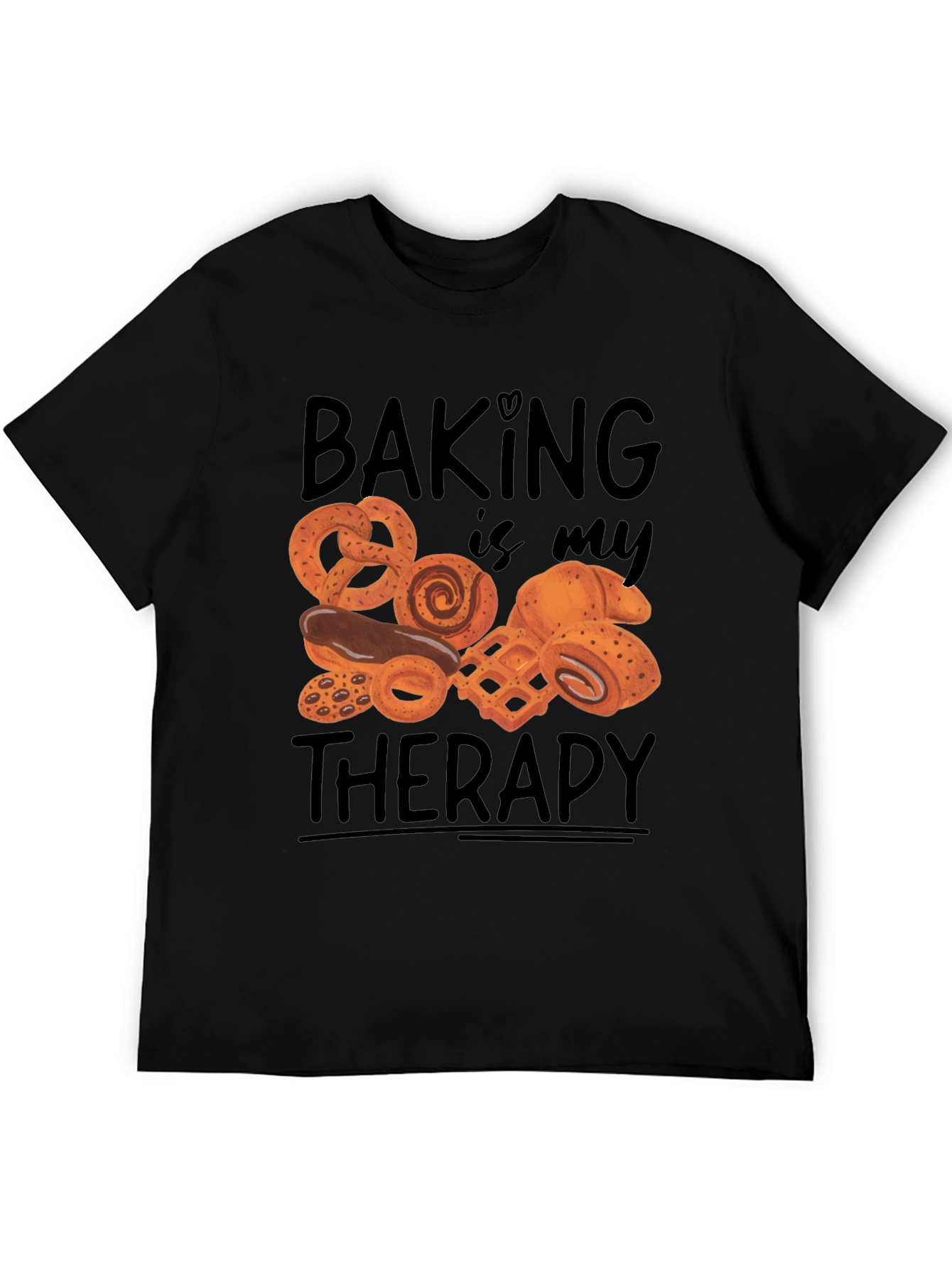 Baking Is My Therapy T-Shirt - Foodie Apparel