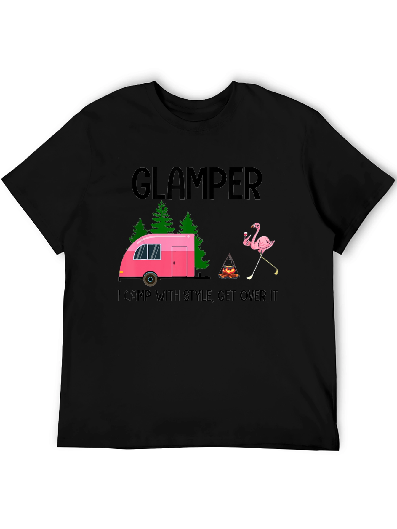 Glamper T-Shirt - I Camp with Style
