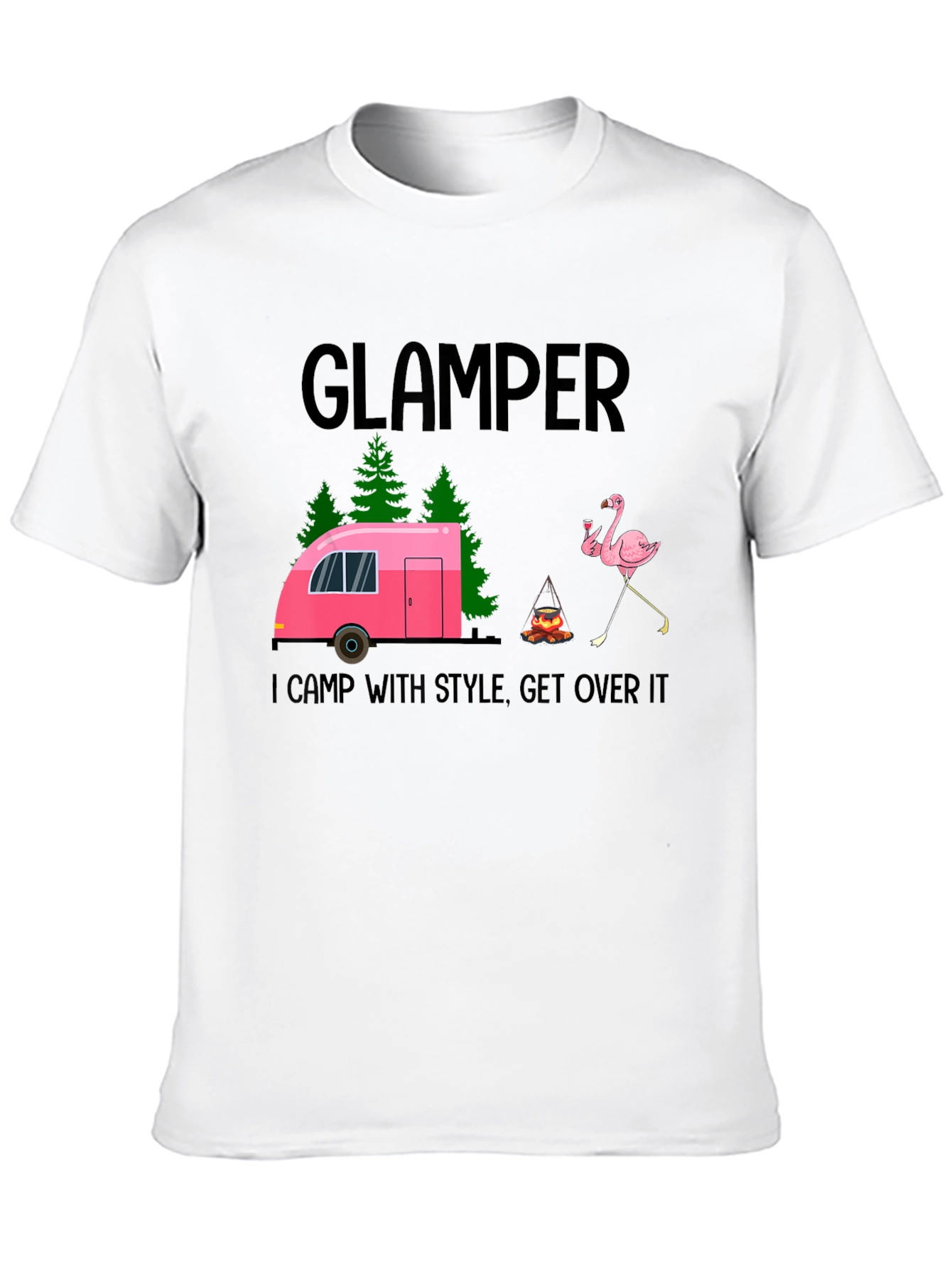 Glamper T-Shirt - I Camp with Style