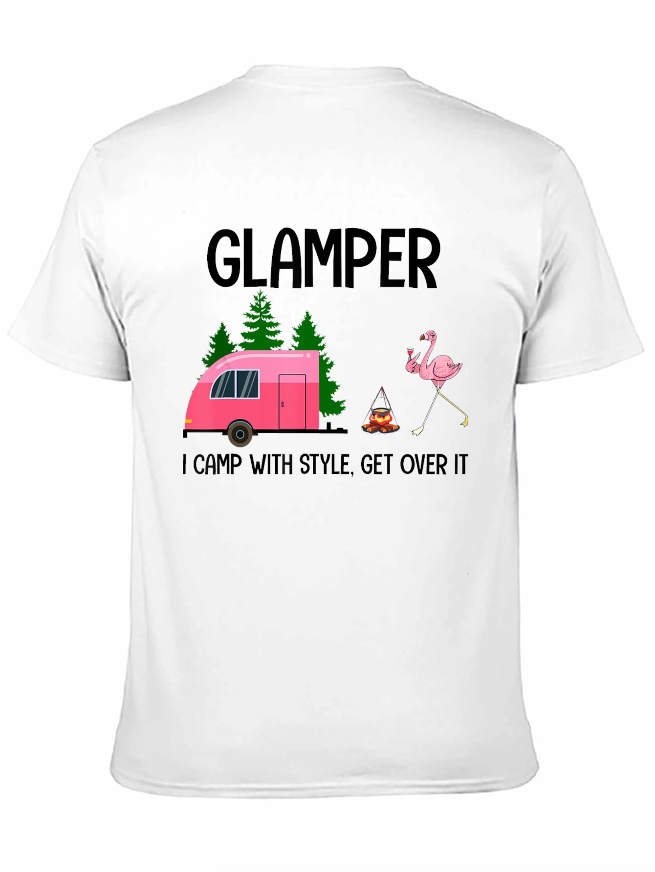 Glamper T-Shirt - I Camp with Style