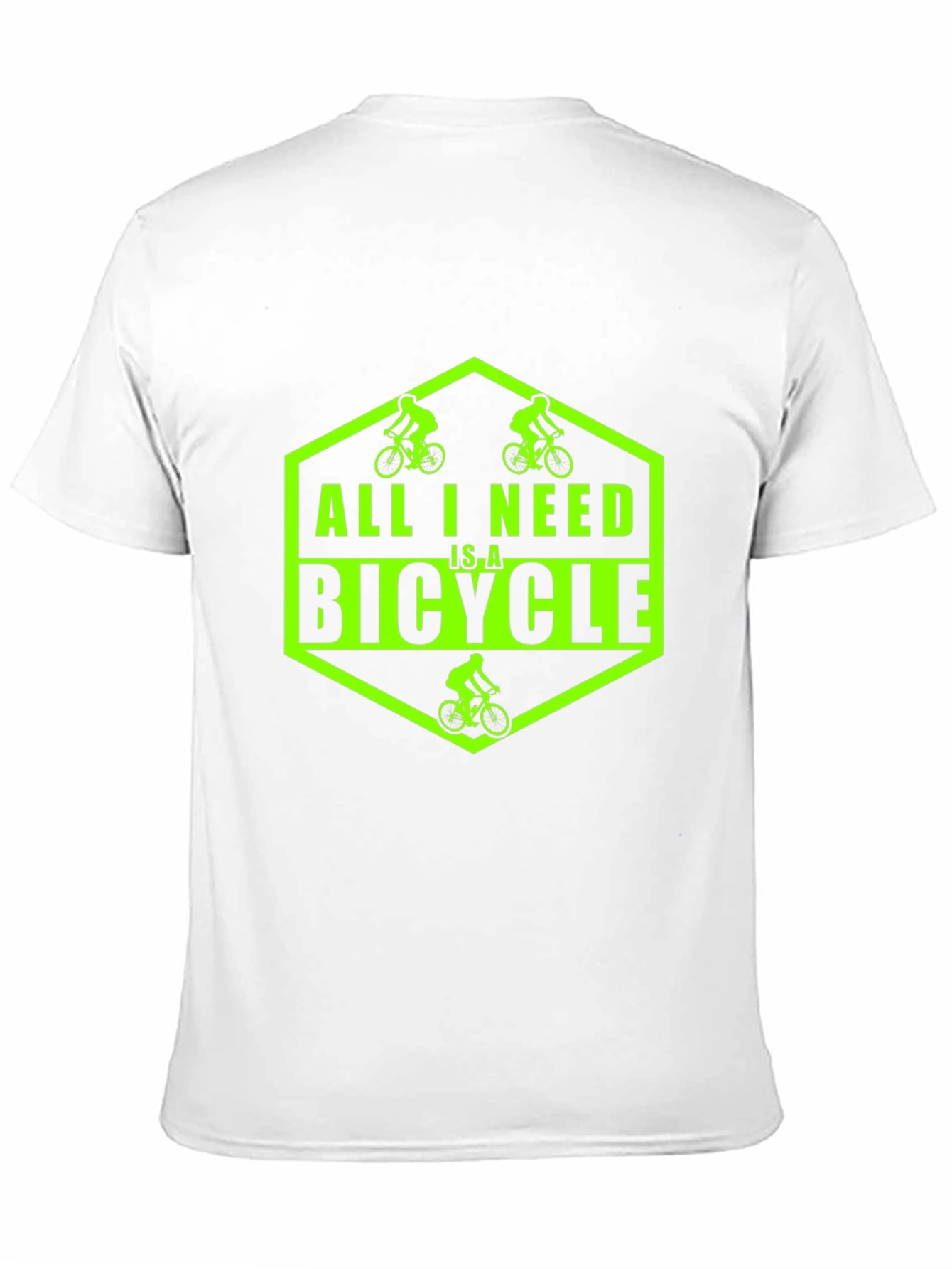 All I Need Is A Bicycle Graphic T-Shirt