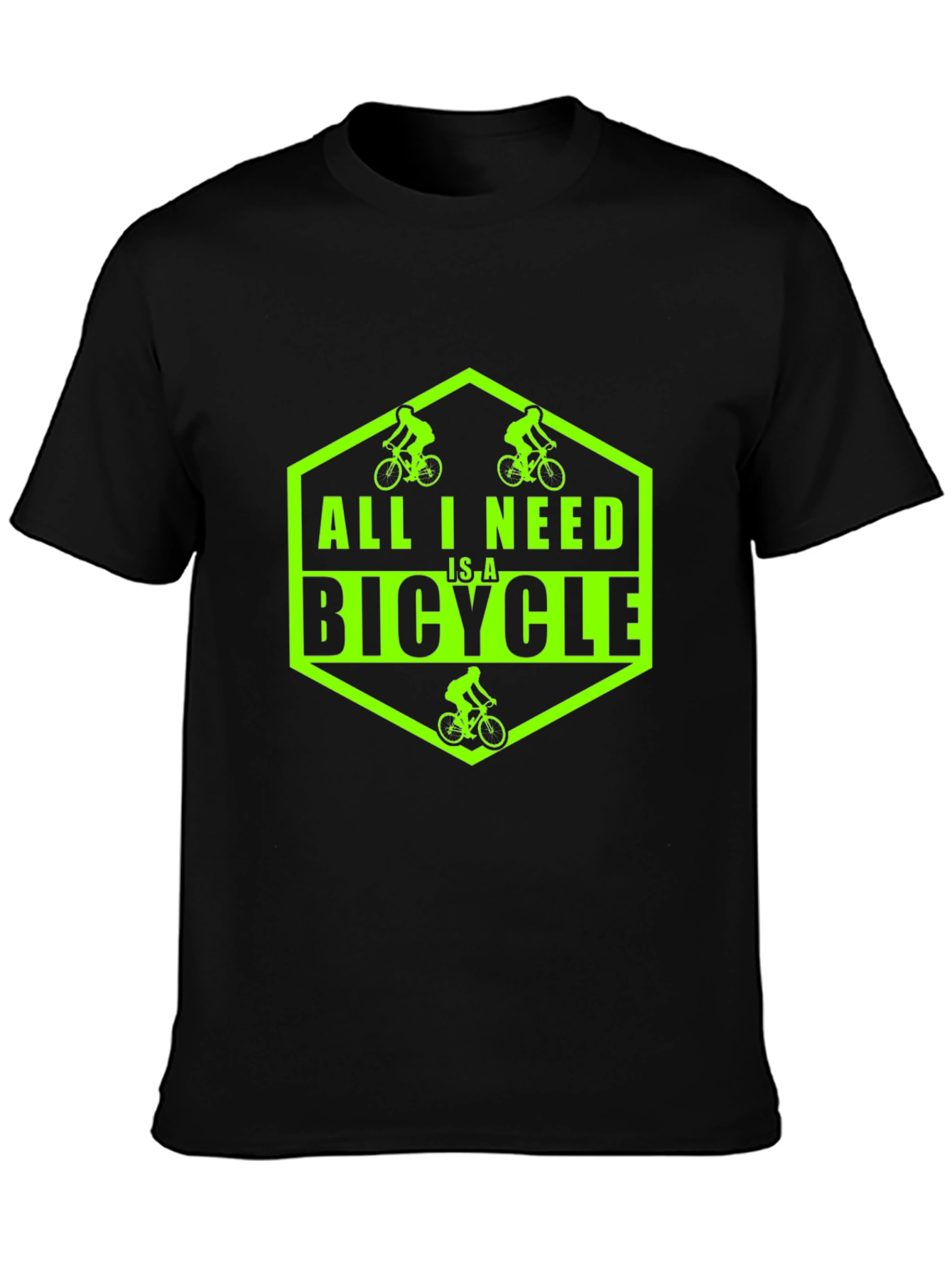All I Need Is A Bicycle Graphic T-Shirt