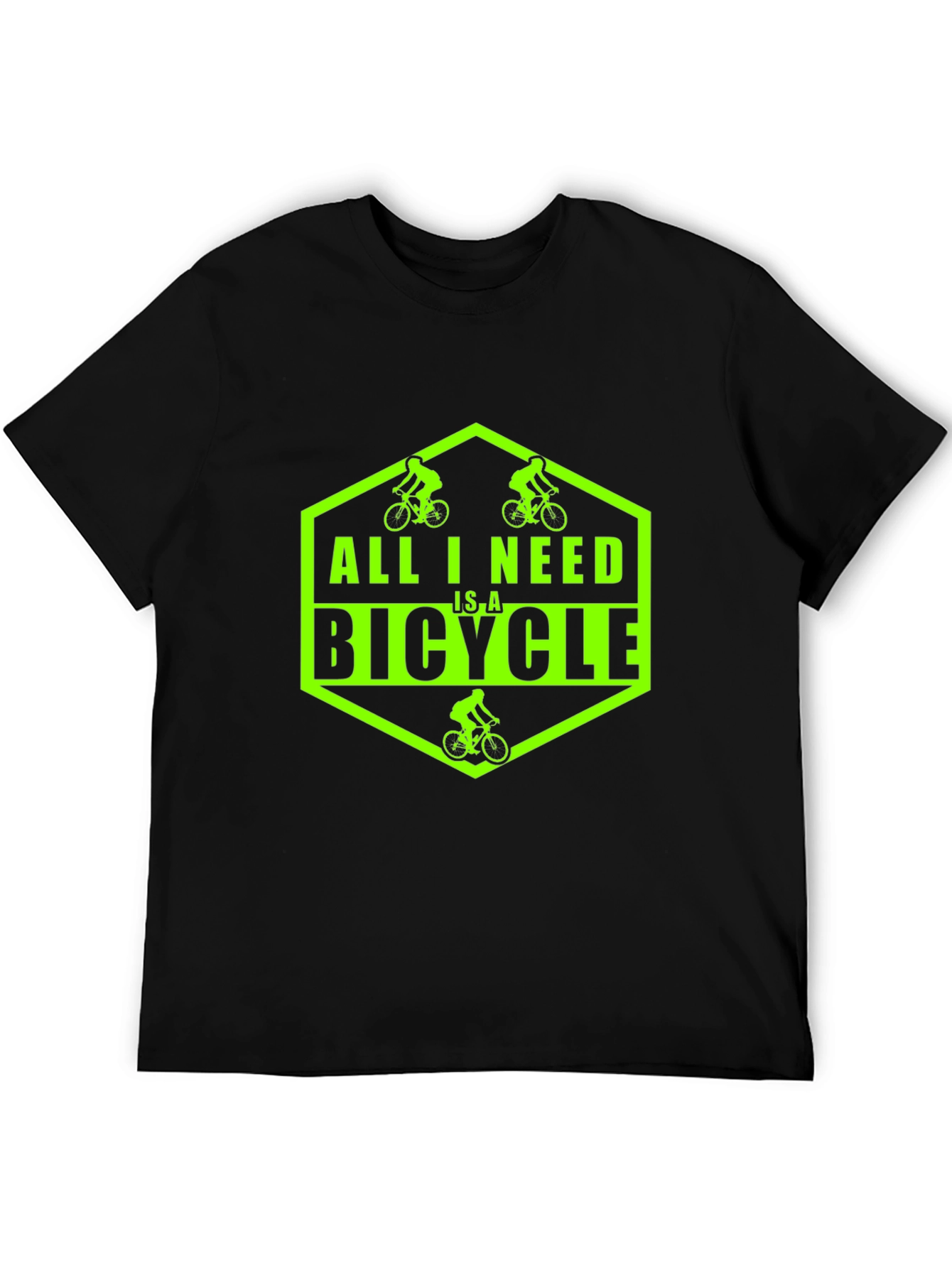 All I Need Is A Bicycle Graphic T-Shirt
