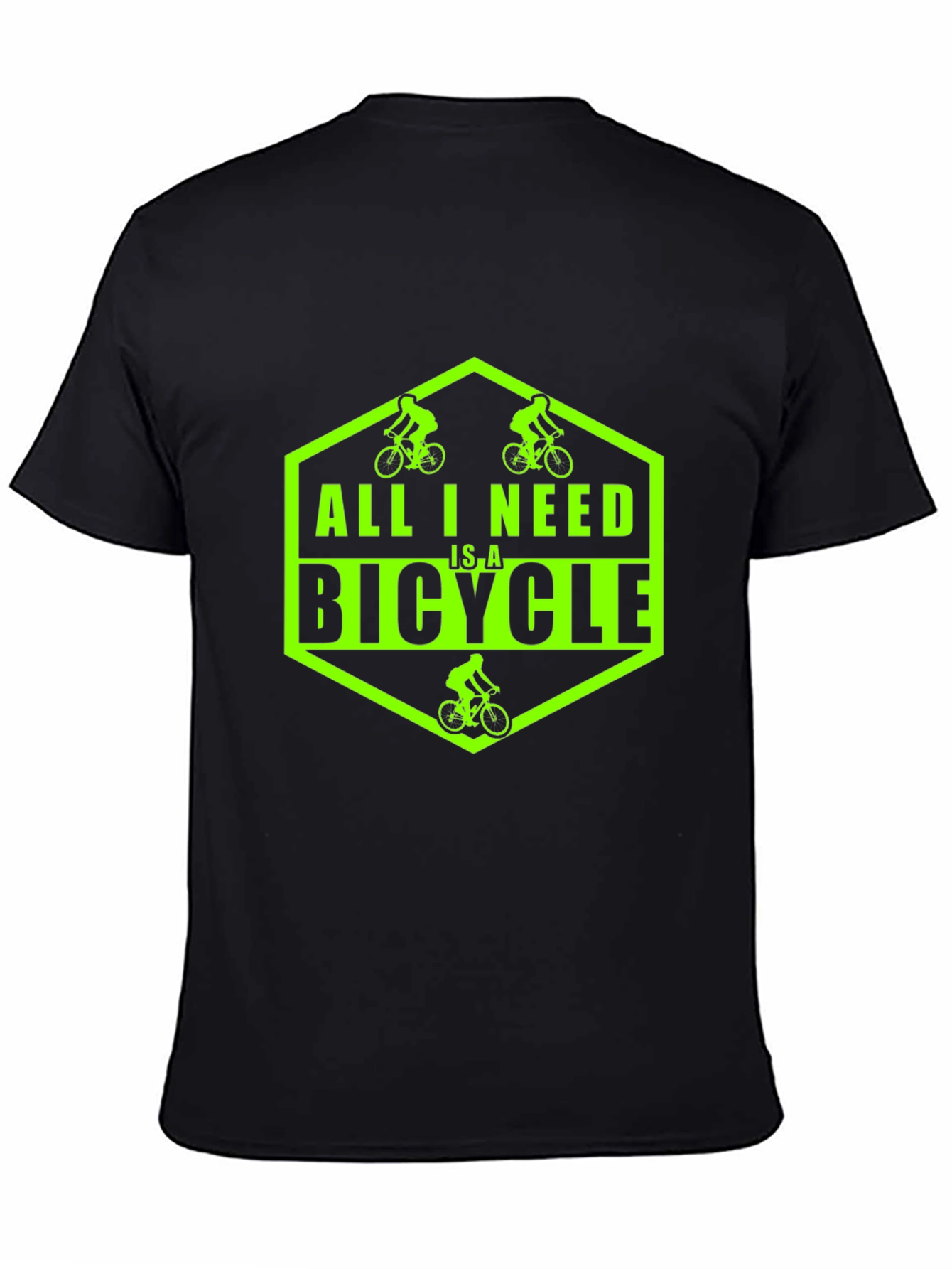 All I Need Is A Bicycle Graphic T-Shirt