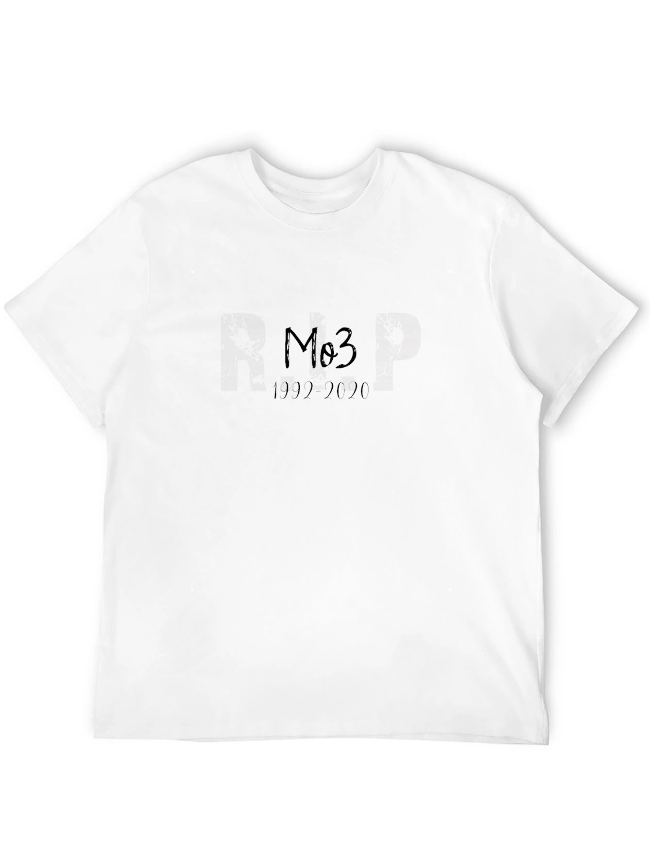 Mo3 Tribute Tee - Black Graphic T-Shirt