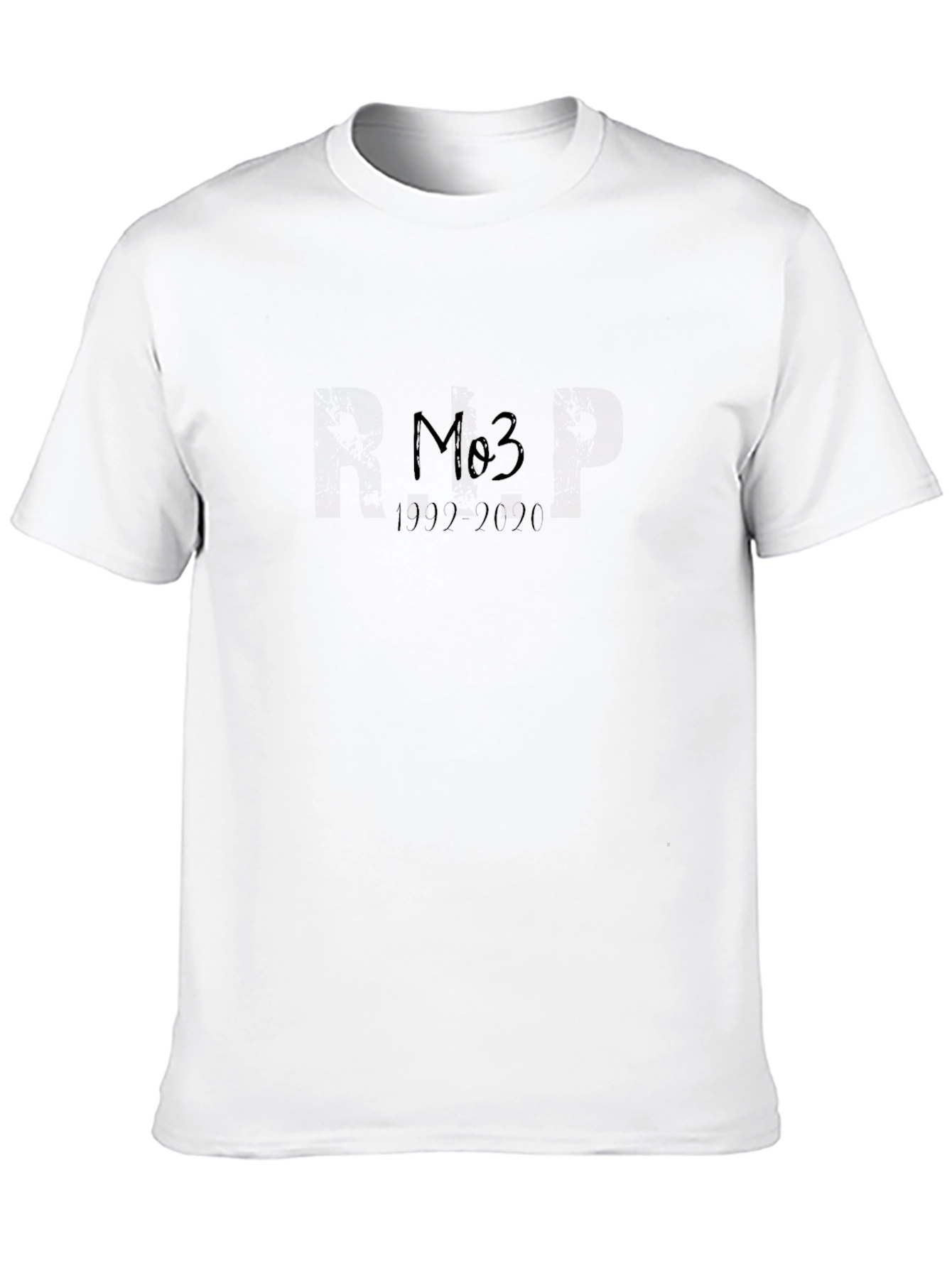Mo3 Tribute Tee - Black Graphic T-Shirt