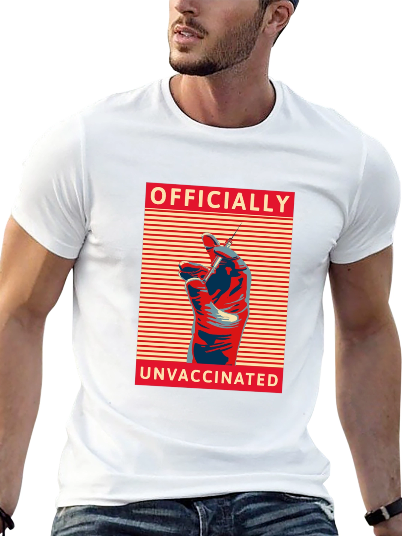 Officially Unvaccinated T-Shirt - Anti-Vax Protest Apparel