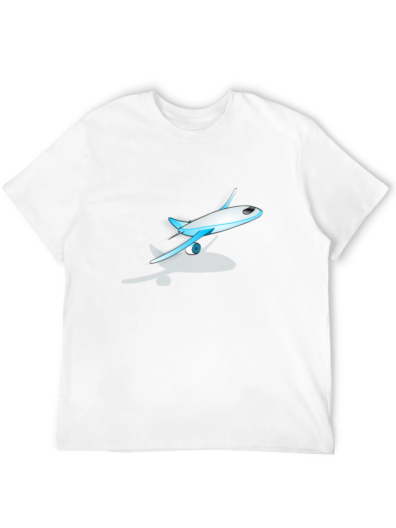 Airplane Graphic Black T-Shirt
