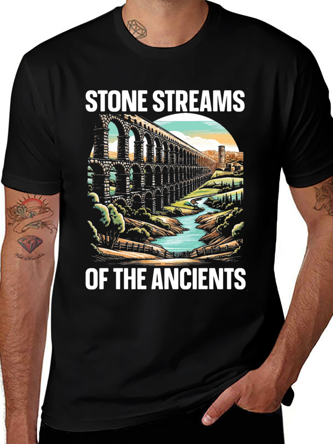 Stone Streams of the Ancients T-Shirt