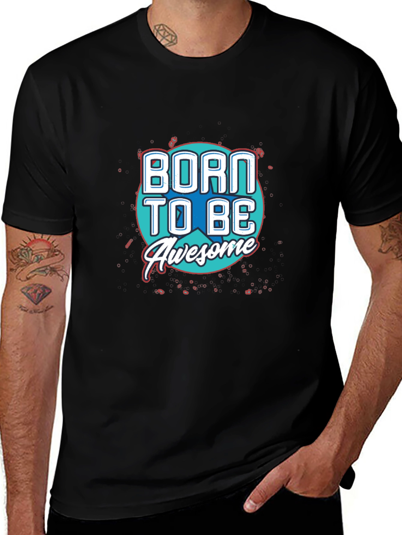 Born To Be Awesome Graphic T-Shirt