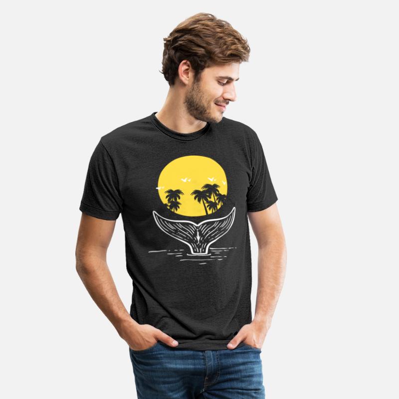 Palm Trees And Whale Marine Mammal Trainer