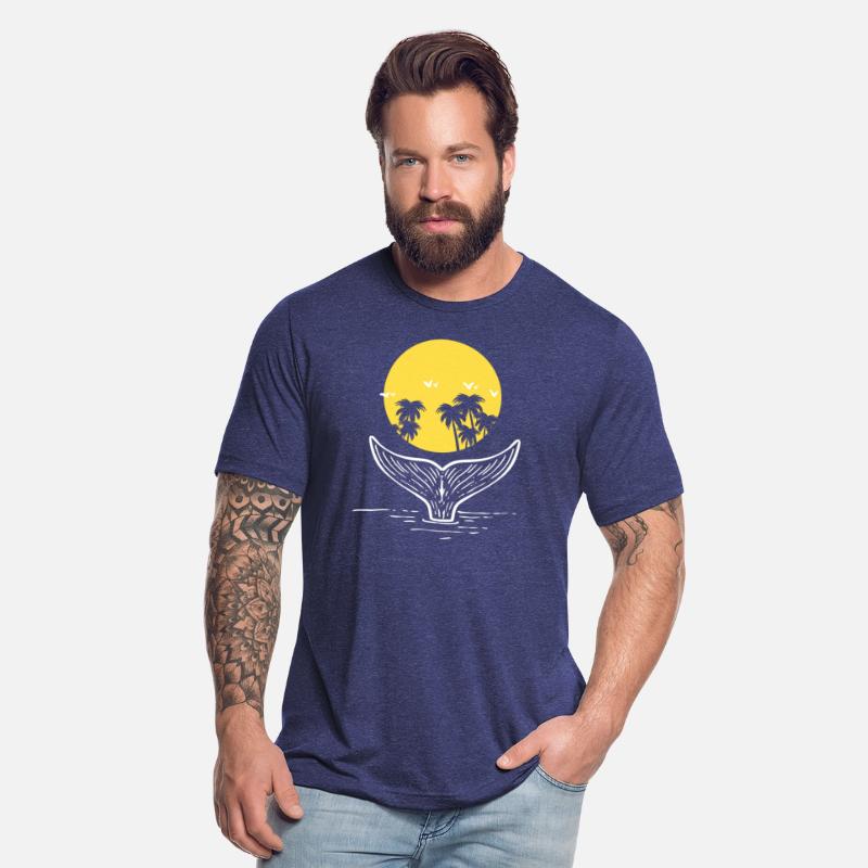 Palm Trees And Whale Marine Mammal Trainer