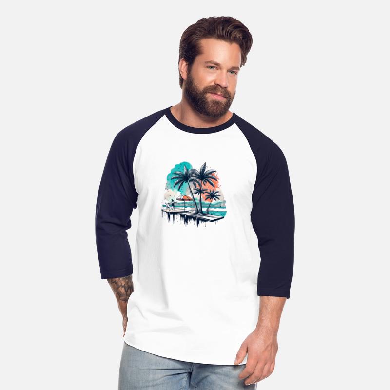 Palm Trees On The Beach