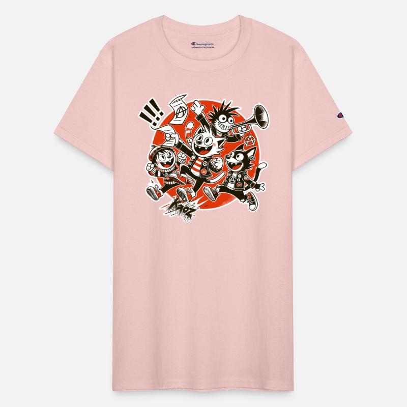 Parody Cartoon Anarchist Punk Kids Band