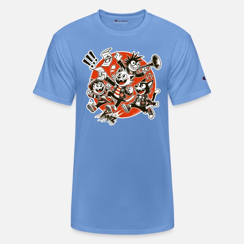 Parody Cartoon Anarchist Punk Kids Band
