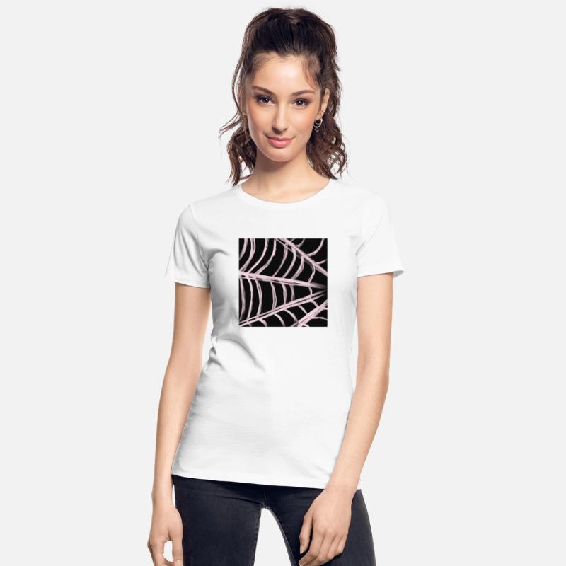 Pastel Pink Spider Web Retro Illustration